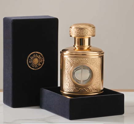 الاسم بالعربية: عطر سيارة قصر عربي بالزخارف الذهبية